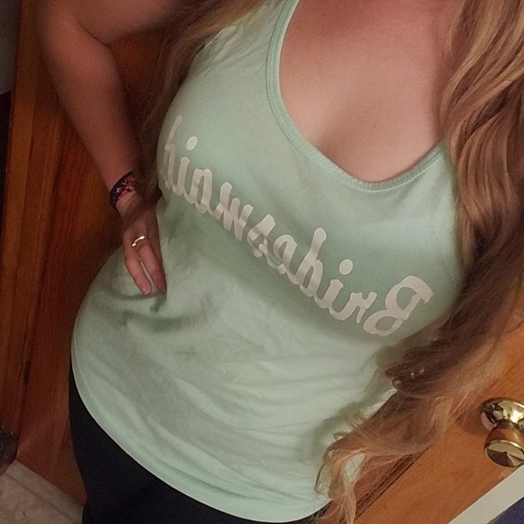 Bridesmaid Graphic Tank Top | XL | Aqua Blue - Picture 3 of 7